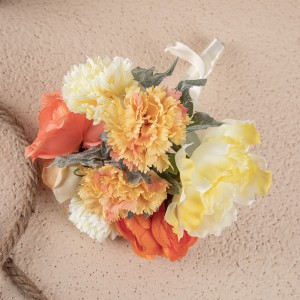 GF15324 Πακέτο χεριών λουλουδιών τριαντάφυλλου παιωνίας με ζεστές πωλήσεις νυφική ​​διακόσμηση γάμου