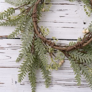 CL54618 Artipisyal na Flower wreath Christmas wreath Hot Selling Garden Wedding Dekorasyon