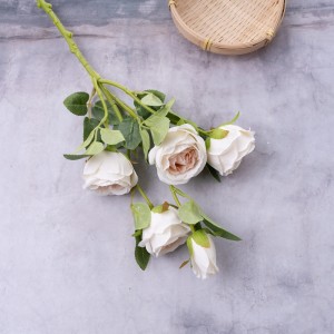 CL03507 Sztuczna kwiatowa róża herbaciana Gorąca sprzedaż Dekoracja ślubna Ogród Dekoracja ślubna