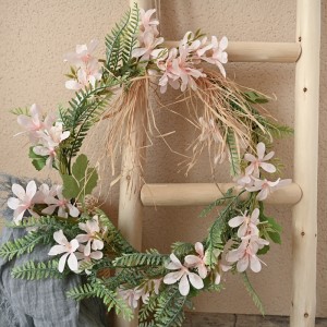 CF01008 Artificial Flower wreath Nij ûntwerp Flower Wall Eftergrûn Dekorative Flower