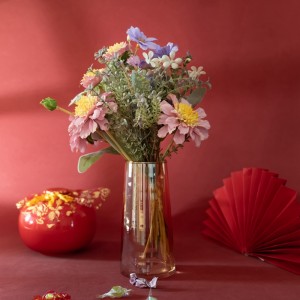 CF01016 कृत्रिम फूल गुलदस्ता पवनचक्की आर्किड गुलदाउदी गर्म बिक्री शादी की सजावट