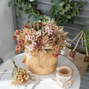 DY1-4389 Wholesale Artificial MIni droege wylde blommen en planten Bouquet