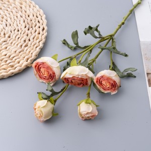 DY1-4479 Umetna roža Ranunculus Priljubljeni poročni osrednji deli