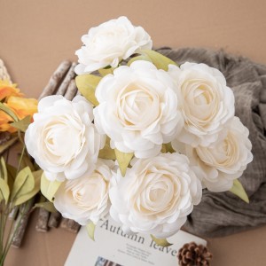 DY1-4595 ሰው ሰራሽ አበባ Bouquet Ranunculus ተጨባጭ የሰርግ አቅርቦት