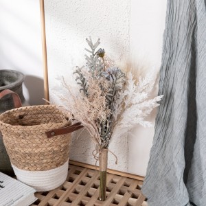 CF01162 Neien Design Kënschtlech Wild Chrysanthemum Bunch fir Gaart Hochzäit Dekoratioun