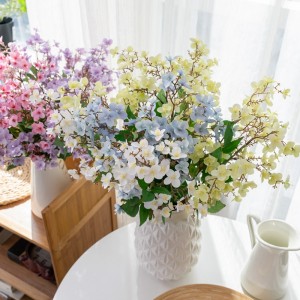 MW82002 Film popular Mini Hortensia tulpină unică pentru decorarea vazei de acasă Aranjament de nuntă cu preț competitiv