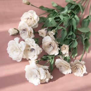 DY-397 ดอกไม้ประดิษฐ์ Platycodon Grandiflorum ดอกไม้ Eustoma ช่อดอกไม้งานแต่งงาน
