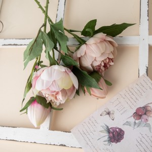 DY1-5715 Centros de mesa de boda de alta calidad con peonía y flores artificiales