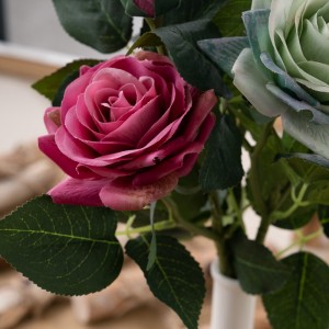 MW60501 Rosa de flors artificials Flors i plantes decoratives d'alta qualitat