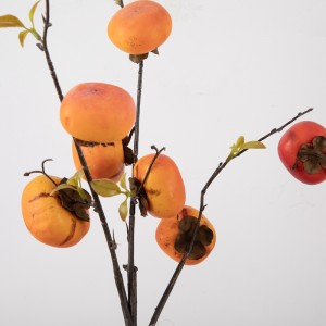 MW76713 Artificial Flower Plant Persimmon High quality Decorative Flowers and Plants