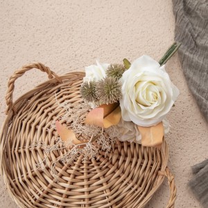 DY1-4403 Dirbtinių gėlių puokštė rožių naujo dizaino vestuvių centriniai elementai