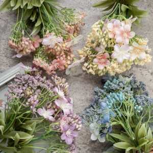 CL66505 Ram de flors artificials Flors de cirerer Material popular per a casaments