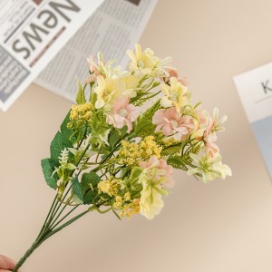MW81001 Bouquet de fleurs artificielles chrysanthème sauvage décorations festives de haute qualité