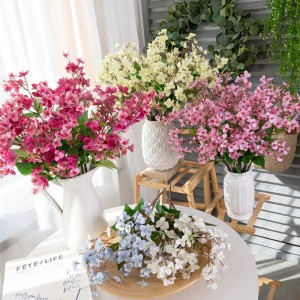 MW82002 လူကြိုက်များသောရုပ်ရှင် Mini Hydrangea Single Stem For Home Vase Decoration Wedding Arrangement with Competitive Price With