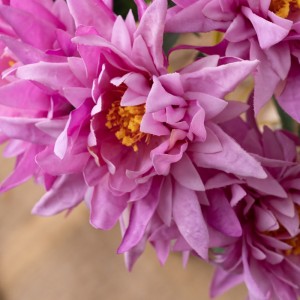 CL81507 Buqetë me lule artificiale Qendër dasmash me shumicë Dahlia