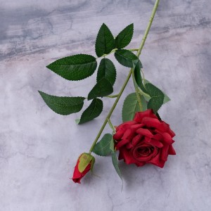 CL03511 fleur artificielle Rose fleurs en soie populaires fleur décorative