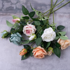 CL03512 Изкуствено цвете Роза Горещо продавани сватбени декорации Сватбени централни елементи