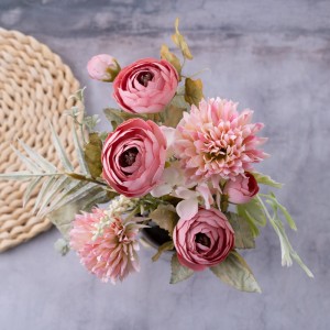 CL10506 Букет от изкуствени цветя Карамфил Реалистични сватбени централни елементи