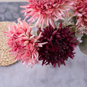 CL10508 Bouquet di fiori artificiali Crisantemu Fiore decorativu di alta qualità