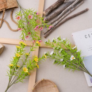 CL01501 Künstlicher Blumenstrauß Wilde Chrysanthemen Fabrik Direktverkauf Hochzeitszubehör