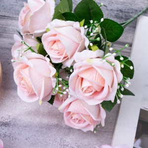 CL86502 Ram de flors artificials Rose Factory Venda directa Flors de seda