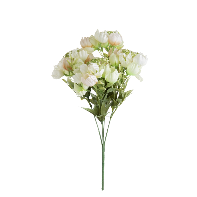 CL66507 Artificial Flower Bouquet  Camelia Hot Selling Wedding Supplies