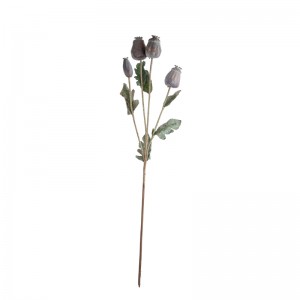 MW25707 Artificial Flower Plant Poppy Realistic Wedding Centerpieces