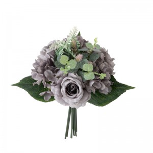 CL04515 ດອກໄມ້ທຽມ Bouquet Rose ຄຸນະພາບສູງຕົບແຕ່ງພັກ