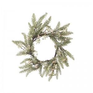 CL54618 ດອກໄມ້ທຽມ wreath ວັນຄຣິດສະມາດ wreath ຂາຍຮ້ອນການຕົກແຕ່ງສວນ