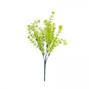 MW02507 Лист од растение со вештачко цвеќе Висококвалитетни свадбени централни парчиња
