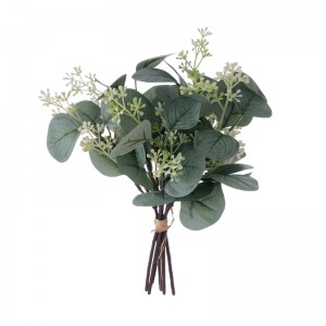 MW14502 Ramo verde de plantas de flores artificiales Centros de mesa de boda de gran venda