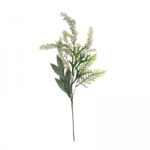 DY1-2301A Bimë me lule artificiale Buqetë me ngjyrë jeshile Furnizim dasmash me shitje të nxehtë