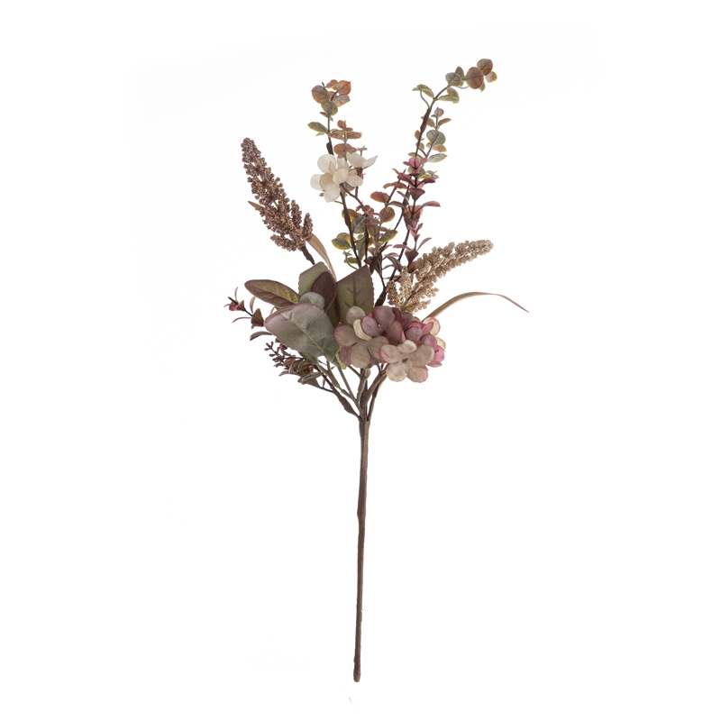 MW61512 Buquê de flores artificiais Hortênsia Fornecimento barato de casamento