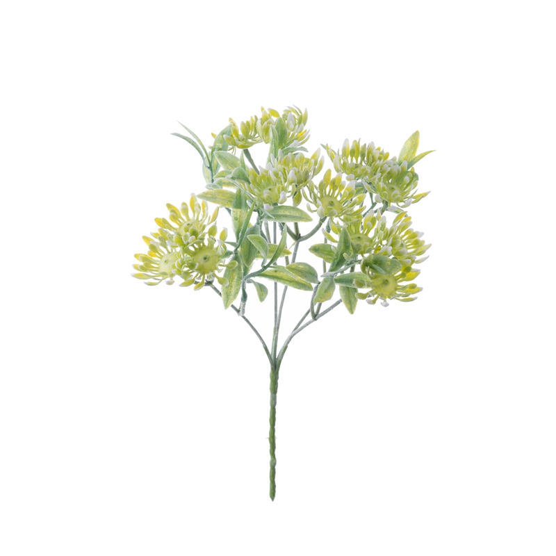 MW73501 Bouquet Flùraichean Artificial Chrysanthemum Ionad pòsaidh mòr-chòrdte