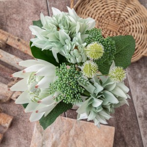 Bouquet de fleurs artificielles Dahlia, décoration de fête de haute qualité, DY1-5332