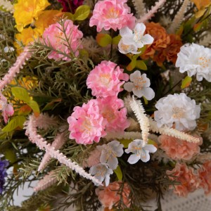 DY1-6402 Արհեստական ​​ծաղիկների ծաղկեփունջ Քրիզանթեմ Hot Selling Flower Wall ֆոն