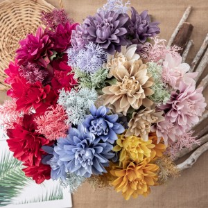 DY1-4571 Bouquet de fleurs artificielles Dahlia décorations festives en gros