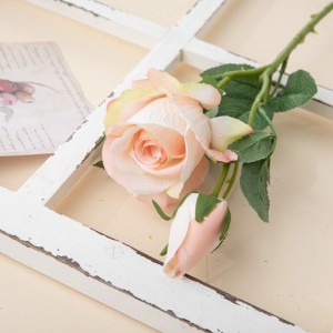 DY1-5722 Вештачки цветни рози на големо за свадбени централи
