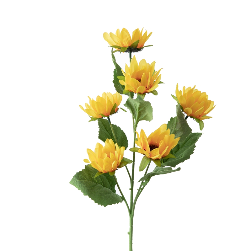 CL64501 Artificial Flower Sunflower ဒီဇိုင်းအသစ် မင်္ဂလာဆောင်ပစ္စည်း