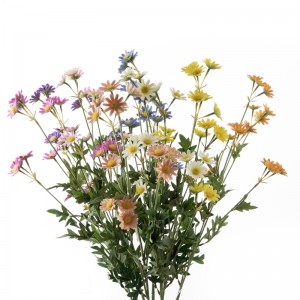CL51506 مصنوعي گل ڪرسنٿيمم اعلي معيار آرائشي گل