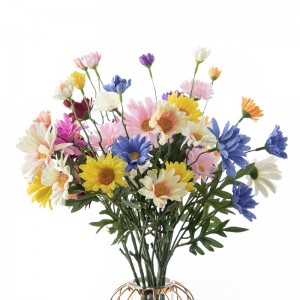 CL51507 Flor artificial crisantemo decoración de boda de alta calidad