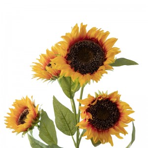 MW22501 хиймэл цэцэг наранцэцгийн халуун худалдаа цэцэрлэгийн хуримын чимэглэл