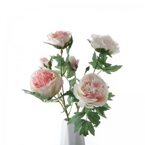 DY1-2072A Ясалма чәчәк Кытай розасы популяр туй үзәкләре