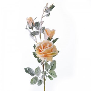 DY1-3082A Trëndafil me lule artificiale Dekorim dasmash në kopsht me cilësi të lartë