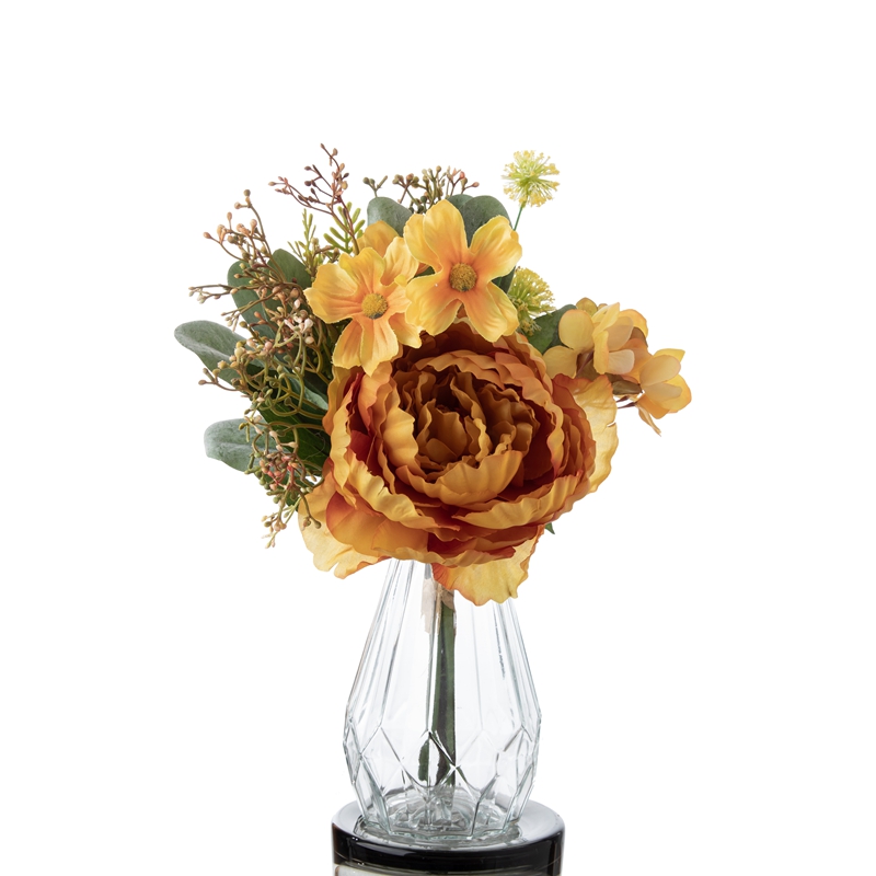 DY1-4006 Yapay Çiçek Buketi Şakayık Sıcak Satış Düğün Kaynağı