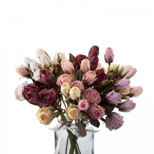 DY1-4350 Bunga Buatan Mawar Centerpieces Pernikahan berkualitas tinggi