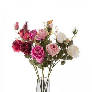 DY1-4527 Dirbtinių gėlių rožių karštai parduodamas vestuvių dekoras