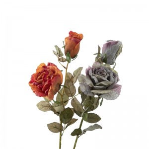 DY1-5308 Fabrică de trandafiri de flori artificiale Vânzare directă Flori și plante decorative