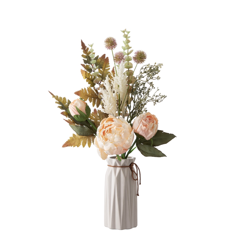 DY1-5314 Ram de flors artificials Peony Factory Venda directa Subministrament per a casaments