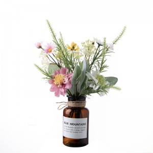 Bouquet de fleurs artificielles DY1-6048, plante à moulinet, fleur décorative en gros